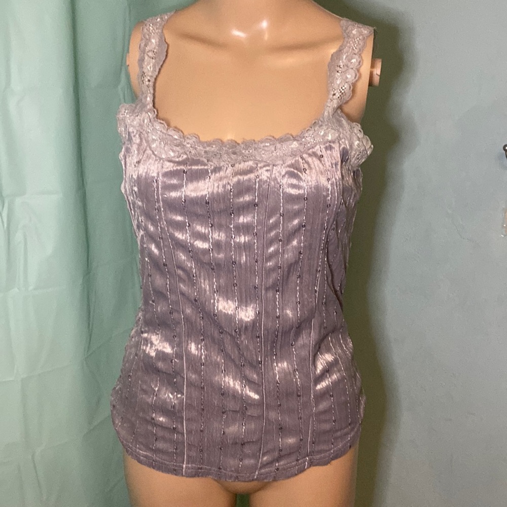 KappAhi small grey silver tank